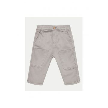 Pantaloni baieti -  304645730 - Bumbac - Gri