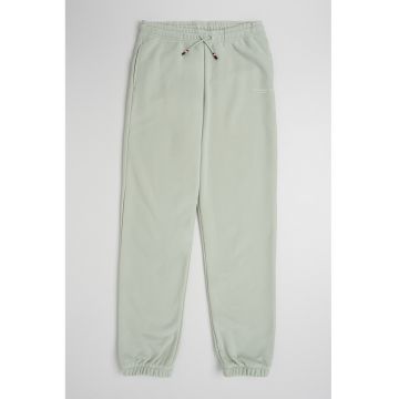Pantaloni de trening din amestec de bumbac cu snur ajustabil