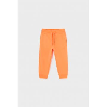 Pantaloni de trening din amestec de bumbac cu snur