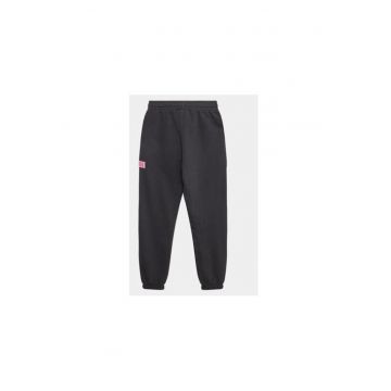 Pantaloni fete -  302219568 - Bumbac/Poliester - 134 CM - Negru