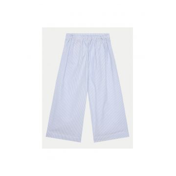 Pantaloni fete -  303384685 - Albastru - Bumbac