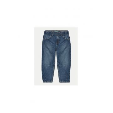 Pantaloni fete -  304279942 - Bumbac - Albastru