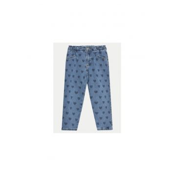 Pantaloni fete -  304280023 - Bumbac - Albastru