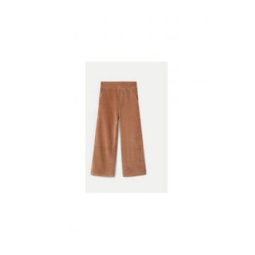Pantaloni fete -  304297830 - Bumbac/Poliester - Maro