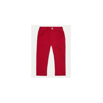 Pantaloni fete -  304328022 - Bumbac - Negru
