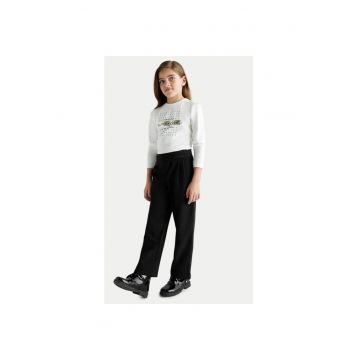 Pantaloni fete -  304330964 - Poliester/Viscoza - 152 CM - Negru
