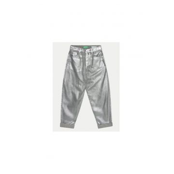 Pantaloni fete -  304521683 - Bumbac - Gri