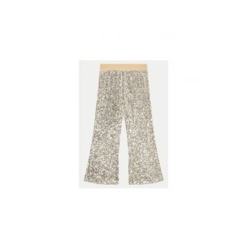 Pantaloni fete -  304647178 - Poliester - Auriu