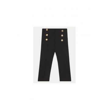 Pantaloni fete -  304647253 - Viscoza/Poliamida - Negru