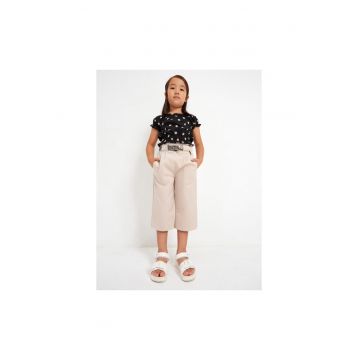 Pantaloni lungi -  302073146 - Bumbac - Bej