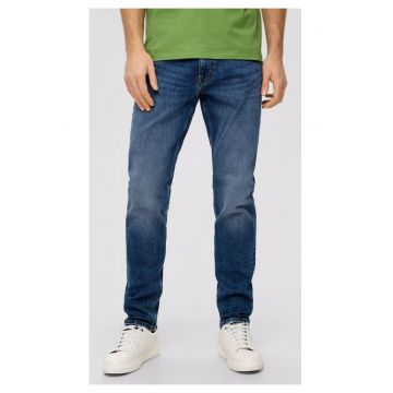 Blugi barbati - Mauro - cu talie medie si croiala Regular Fit - Albastru inchis - W38 L30