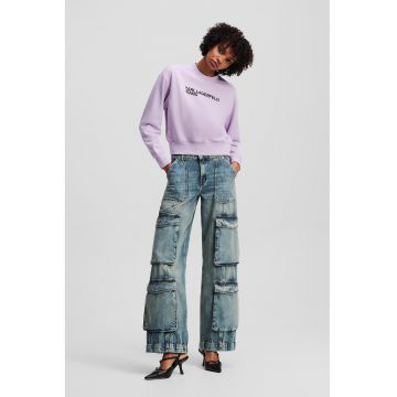 Blugi cargo relaxed-fit