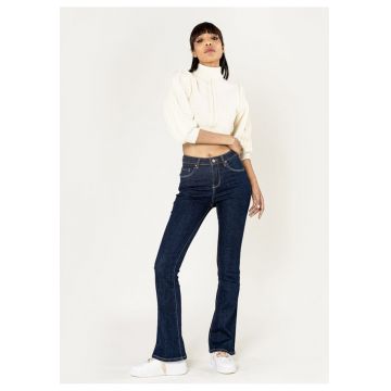 Blugi Dama Indigo Evazati  P079 M8 17961