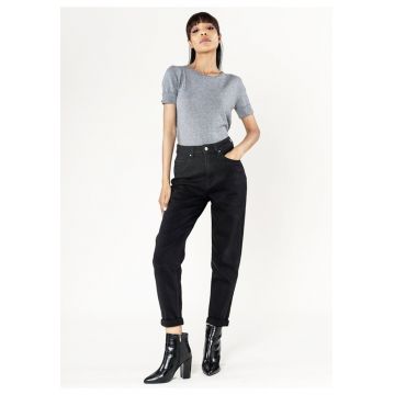 Blugi dama Mom Fit  Negru P502-8 M10 18023
