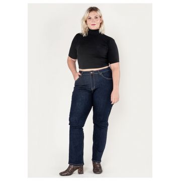Blugi dama regular fit marimi mari  indigo P612-18 M10 17978