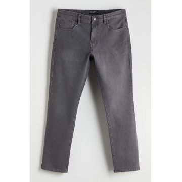 Blugi regular-fit cu design 5 buzunare