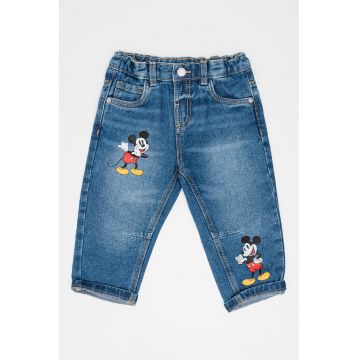 Blugi regular fit cu imprimeu cu desene