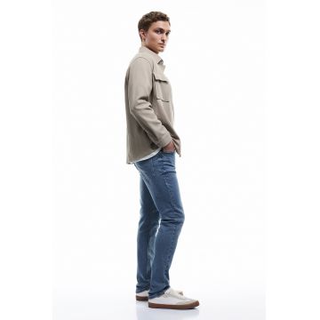 Blugi skinny cu talie medie