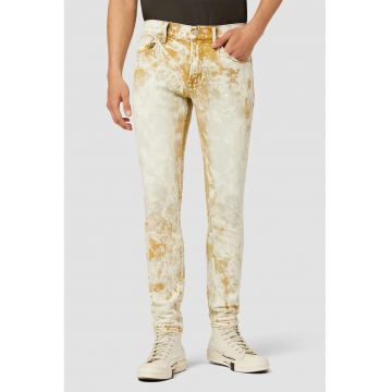 Hudso - Blugi skinny fit - cu aspect decolorat