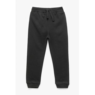 Pantaloni de trening uni cu snur