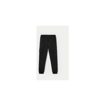 Pantaloni baieti -  304330872 - Bumbac/Poliester - 164 CM - Negru