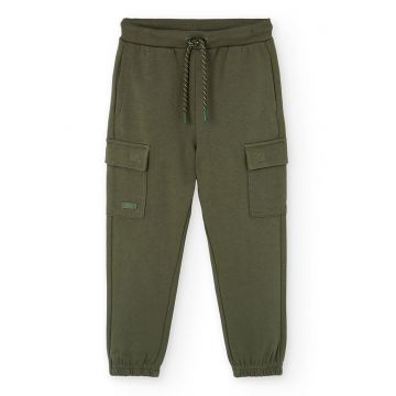 Pantaloni cargo cu snur in talie