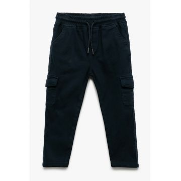 Pantaloni cargo din amestec de bumbac