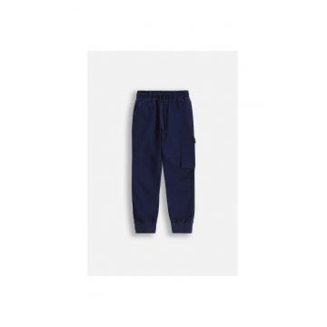 Pantaloni cu talie ajustabila - Bleumarin