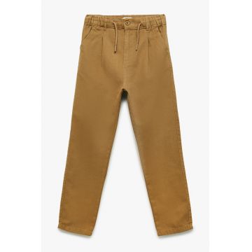 Pantaloni de bumbac cu snururi