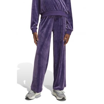 Pantaloni de trening cu aspect catifelat