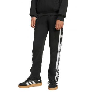 Pantaloni de trening cu logo si capse laterale