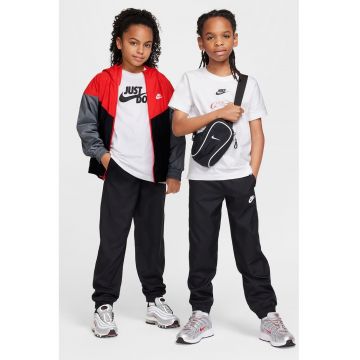Pantaloni de trening cu logo si model unisex