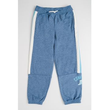 Pantaloni de trening cu logo si snur
