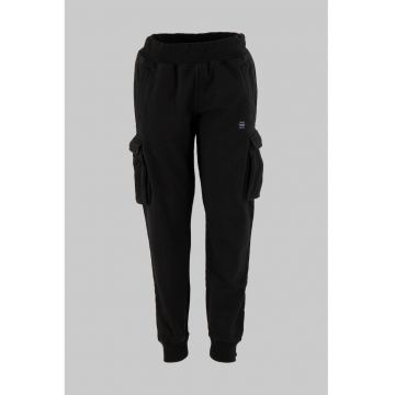 Pantaloni de trening de bumbac cu buzunare