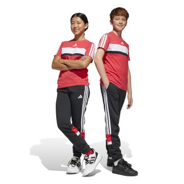 Pantaloni de trening din amestec de bumbac cu logo