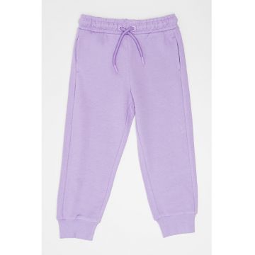 Pantaloni de trening din bumbac cu buzunare laterale