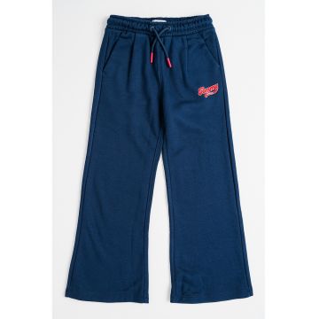 Pantaloni de trening evazati cu snur