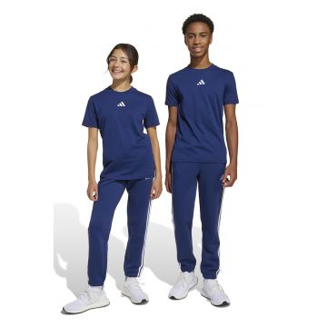 Pantaloni de trening regular fit cu benzi logo contrastante