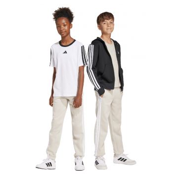Pantaloni de trening regular fit cu benzi logo contrastante