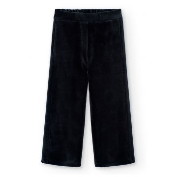 Pantaloni din reiat cu croiala ampla