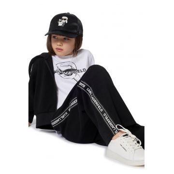 Pantaloni drepti cu logo