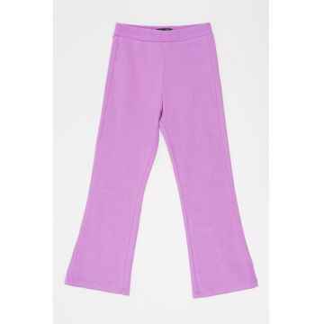 Pantaloni evazati cu snur