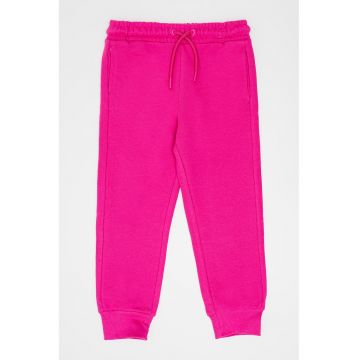 Pantaloni relaxed fit de trening cu talie ajustabila
