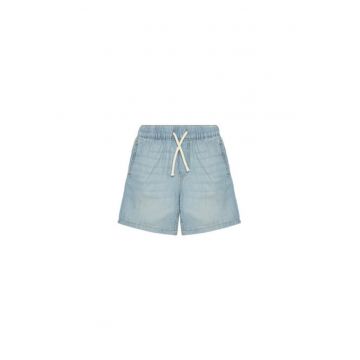 Pantaloni scurti din denim baieti  4DHJG9034 - Bumbac - Albastru
