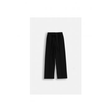 Pantaloni sport cu croiala ampla - Negru