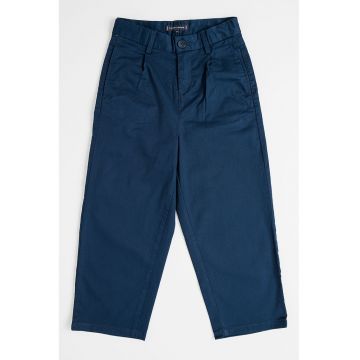 Pantaloni uni cu talie ajustabila