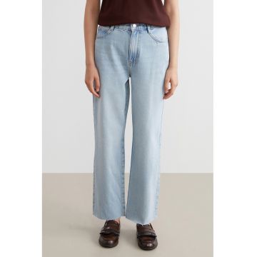 Blugi crop drepti