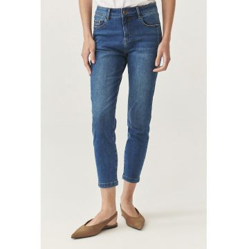 Blugi crop slim-fit