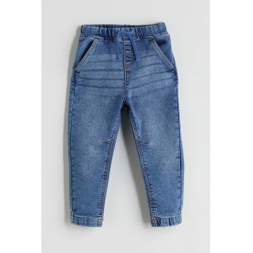 Blugi jogger cu talie ajustabila