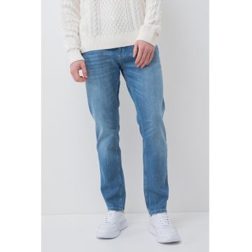 Blugi regular fit cu talie medie